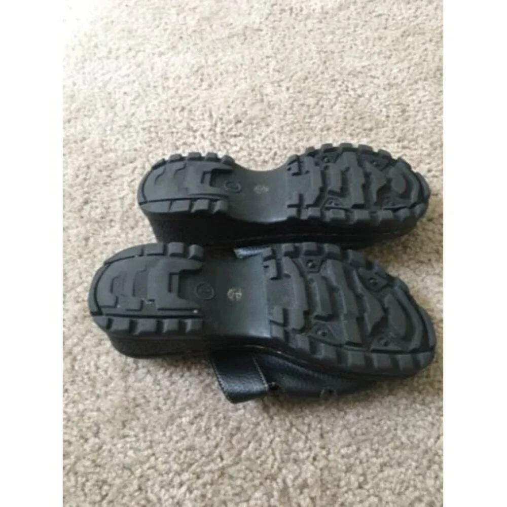 Arizona Jean Company Girls Slides Sandals Dark Brown Black Size 1